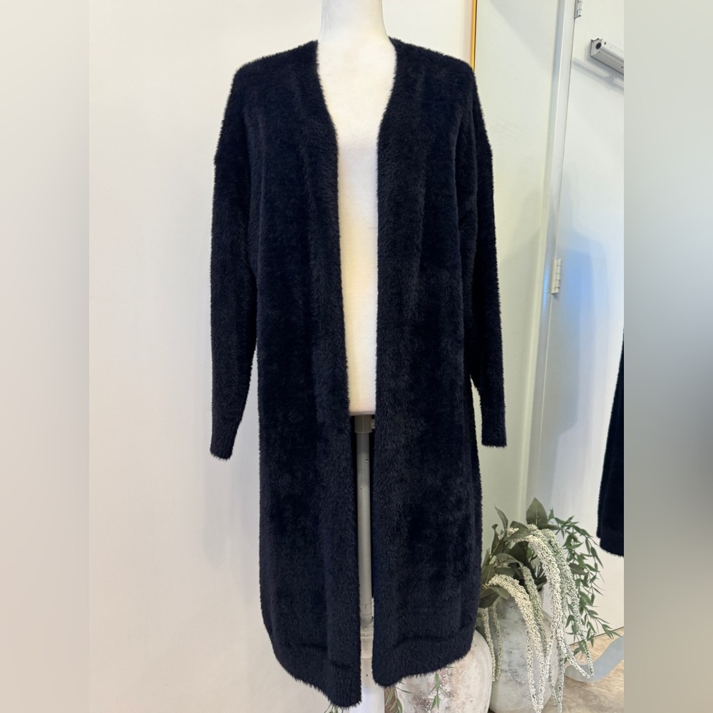 ALTEREDREAMS Cozy Chic Long Cardigan – Black